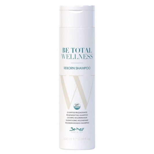 Be hair šampūnas silpniems, slenkantiems plaukams BE TOTAL WELLNESS – REBORN (pH5.3-5.7)