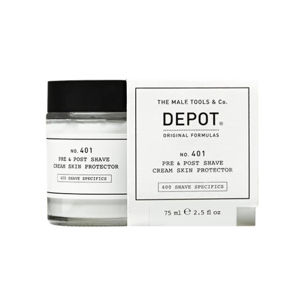Nr. 401 PRE&POST SHAVE CREAM SKIN PROTECTOR odą tausojantis kremas prieš ir po skutimosi