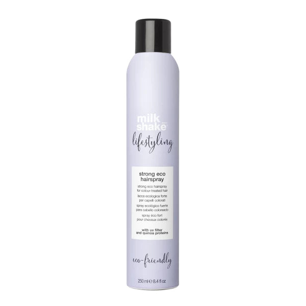 ECO STRONG HAIRSPRAY stiprios fiksacijos ekologiškas lakas dažytiems plaukams