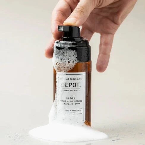 Nr. 508 CLEANSING BEARD&MOUSTACHE FOAM barzdos ir ūsų valomosios putos