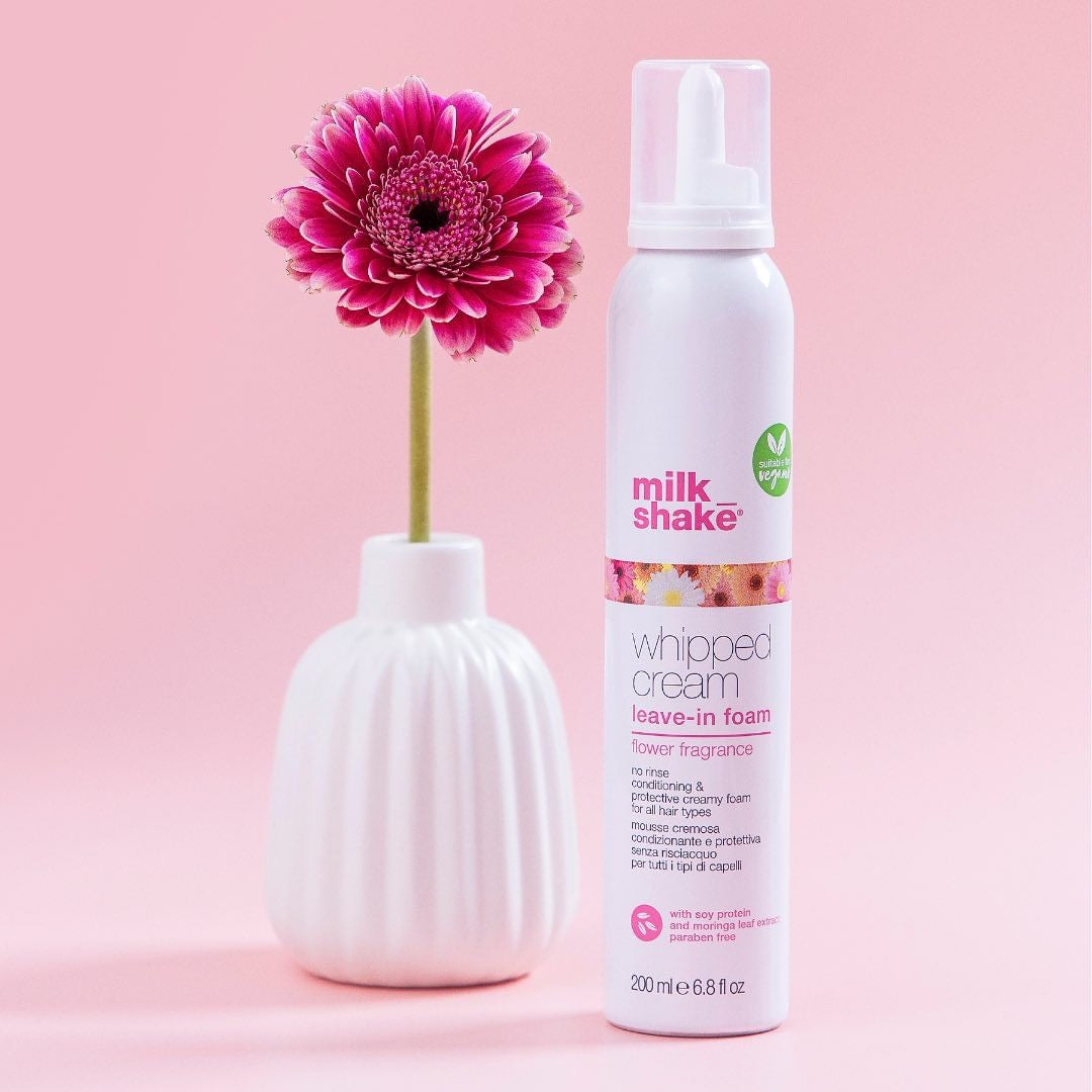 WHIPPED CREAM FLOWER FRAGRANCE putos plaukų stuktūrai