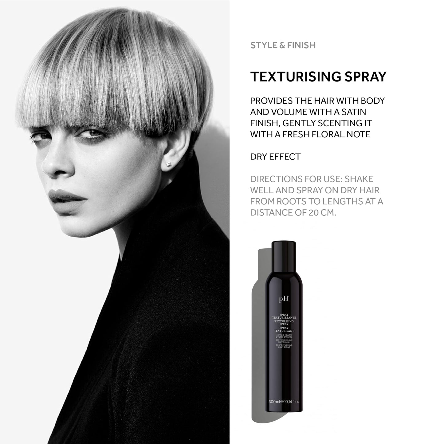 Plaukų formavimo priemonė pH Laboratories „TEXTURISING SPRAY“