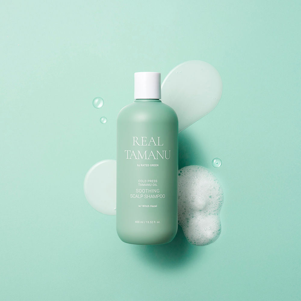 REAL TAMANU Raminantis plaukų šampūnas “Cold Press Tamanu Oil Soothing Scalp Shampoo”