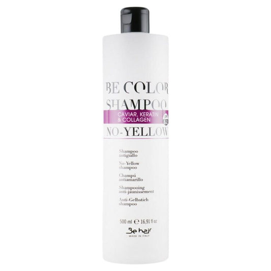 Be Hair BE COLOR šampūnas – NO YELLOW (pH5.2) šviesintiems/žiliems plaukams