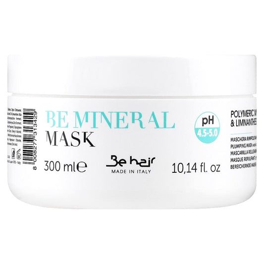 Be hair atpalaiduojanti, apimties suteikinati kaukė silpniems, ploniems, plaukams BE MINERAL (pH4,5-5)