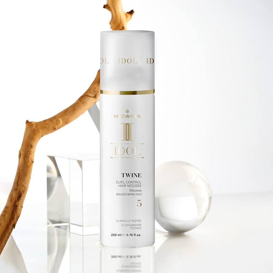 CURLY GLOW CONTROL HAIR MOUSSE stiprios fiksacijos garbanas modeliuojančios putos