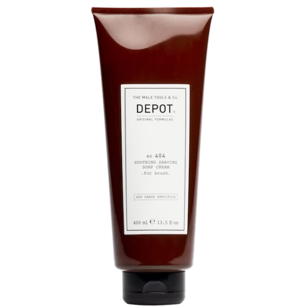 Nr. 404 SOOTHING SHAVING SOAP CREAM for brush. Raminamasis kreminis skutimosi muilas. Naudojamas su šepetėliu.