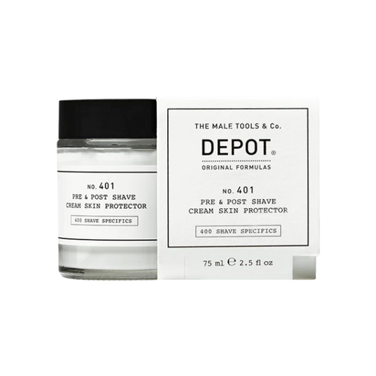 Nr. 401 PRE&POST SHAVE CREAM SKIN PROTECTOR odą tausojantis kremas prieš ir po skutimosi