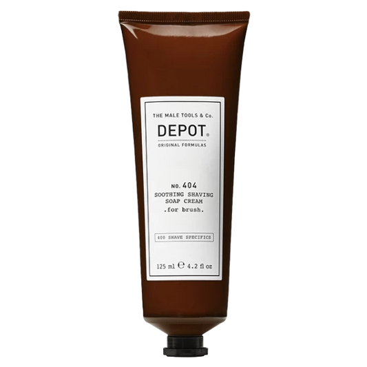 Nr. 404 SOOTHING SHAVING SOAP CREAM for brush. Raminamasis kreminis skutimosi muilas. Naudojamas su šepetėliu.