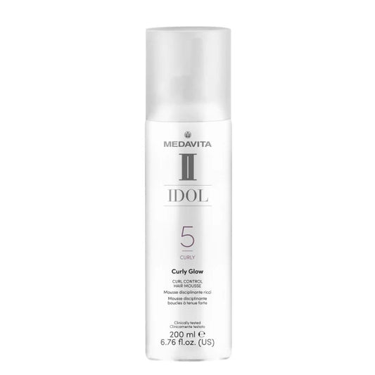 CURLY GLOW CONTROL HAIR MOUSSE stiprios fiksacijos garbanas modeliuojančios putos