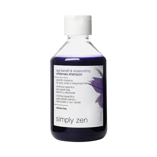 AGE BENEFIT & MOISTURIZING WHITNESS SHAMPOO šampūnas žiliems/šviesintiems plaukams