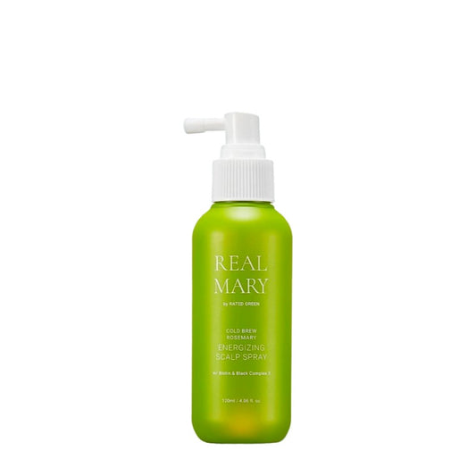 REAL MARY Atkuriamasis plaukų purškiklis riebiems plaukams “Cold Brew Rosemary Energizing Scalp Spray"