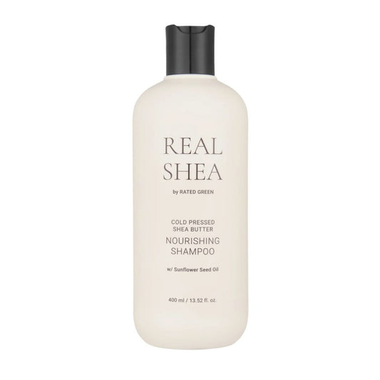 REAL SHEA Maitinamasis šampūnas „Cold Pressed Shea Butter Nourishing Shampoo“